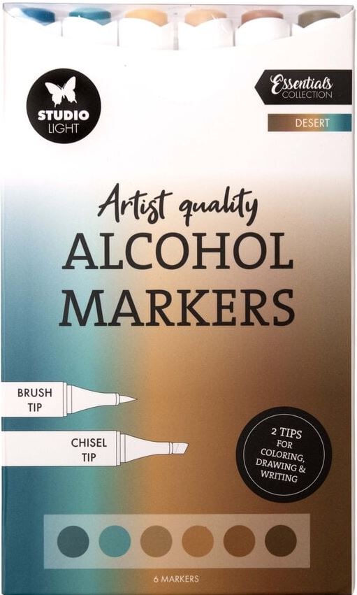 Studio Light Alcohol Markers - Alcohol Markers Desert (SL-CO-MARK47)