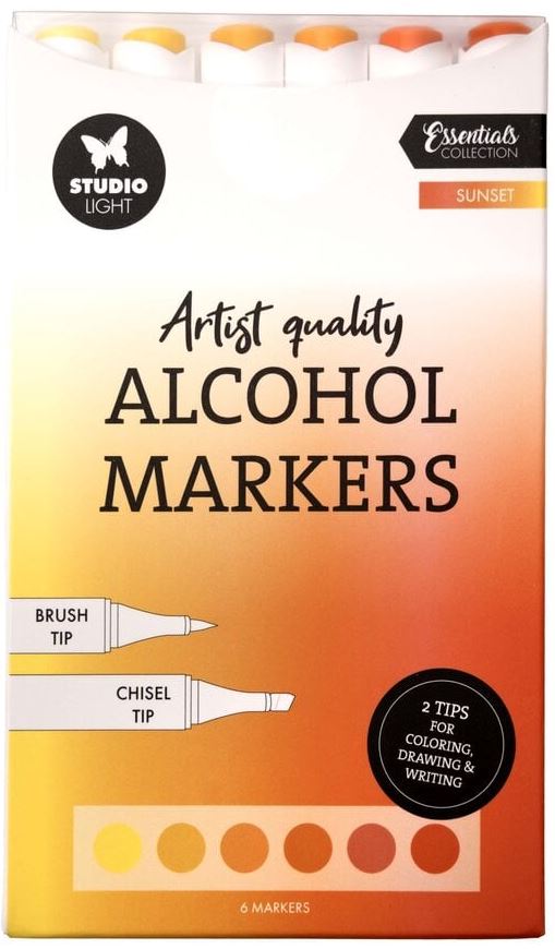 Studio Light Alcohol Markers - Alcohol Markers Sunset (SL-CO-MARK38)
