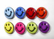 Dress It Up Buttons - Smiley Faces (|Primay)