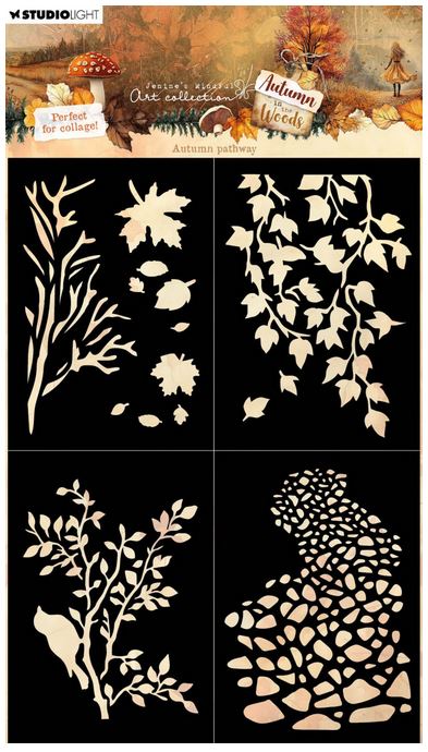 Studio Light Autumn In The Woods Mask Autumn Pathway (JMA-AW-MASK371)
