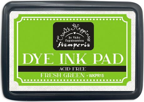Stamperia Create Happiness Dye Ink Pads - FRESH GREEN