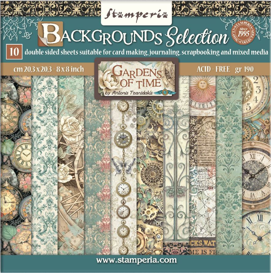 Stamperia Gardens of Time 8