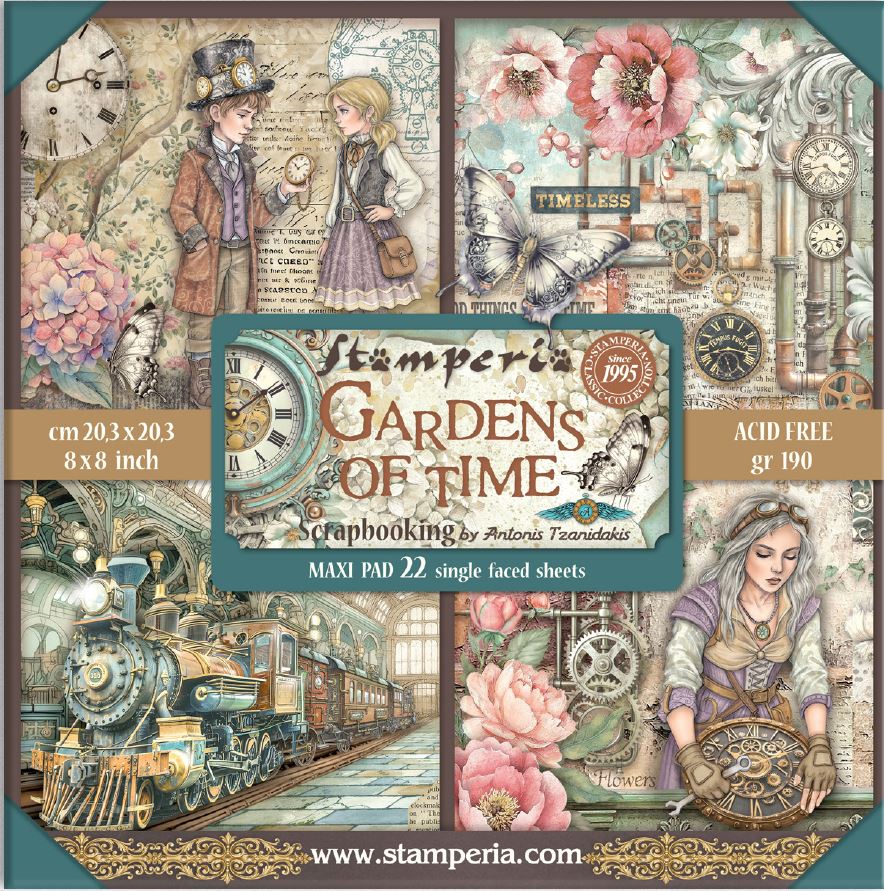 Stamperia Gardens of Time 8