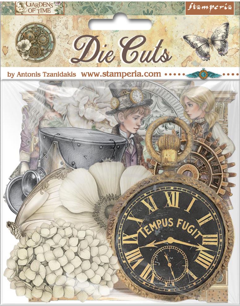 Stamperia Gardens of Time Die Cuts