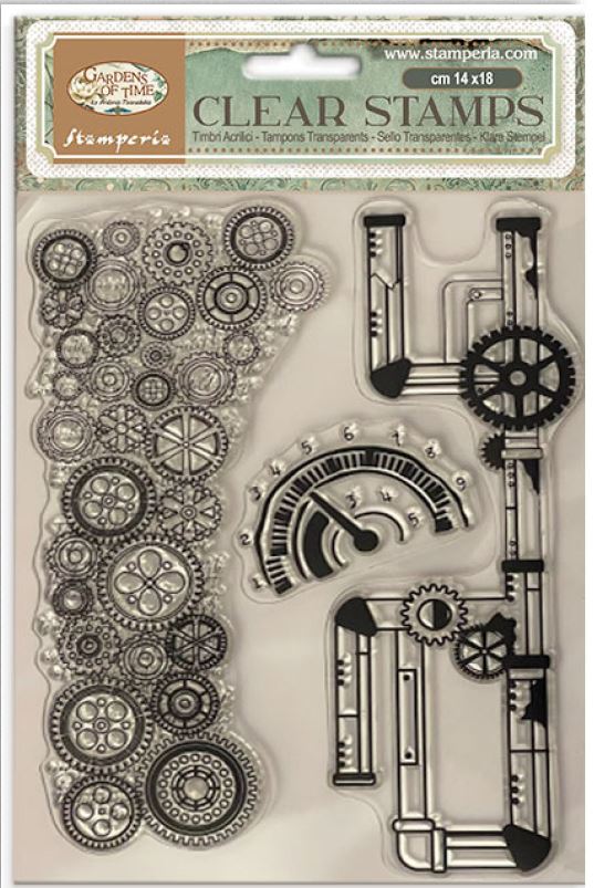 Stamperia Gardens of Time Clear Stamp Tubes (WTK240) 