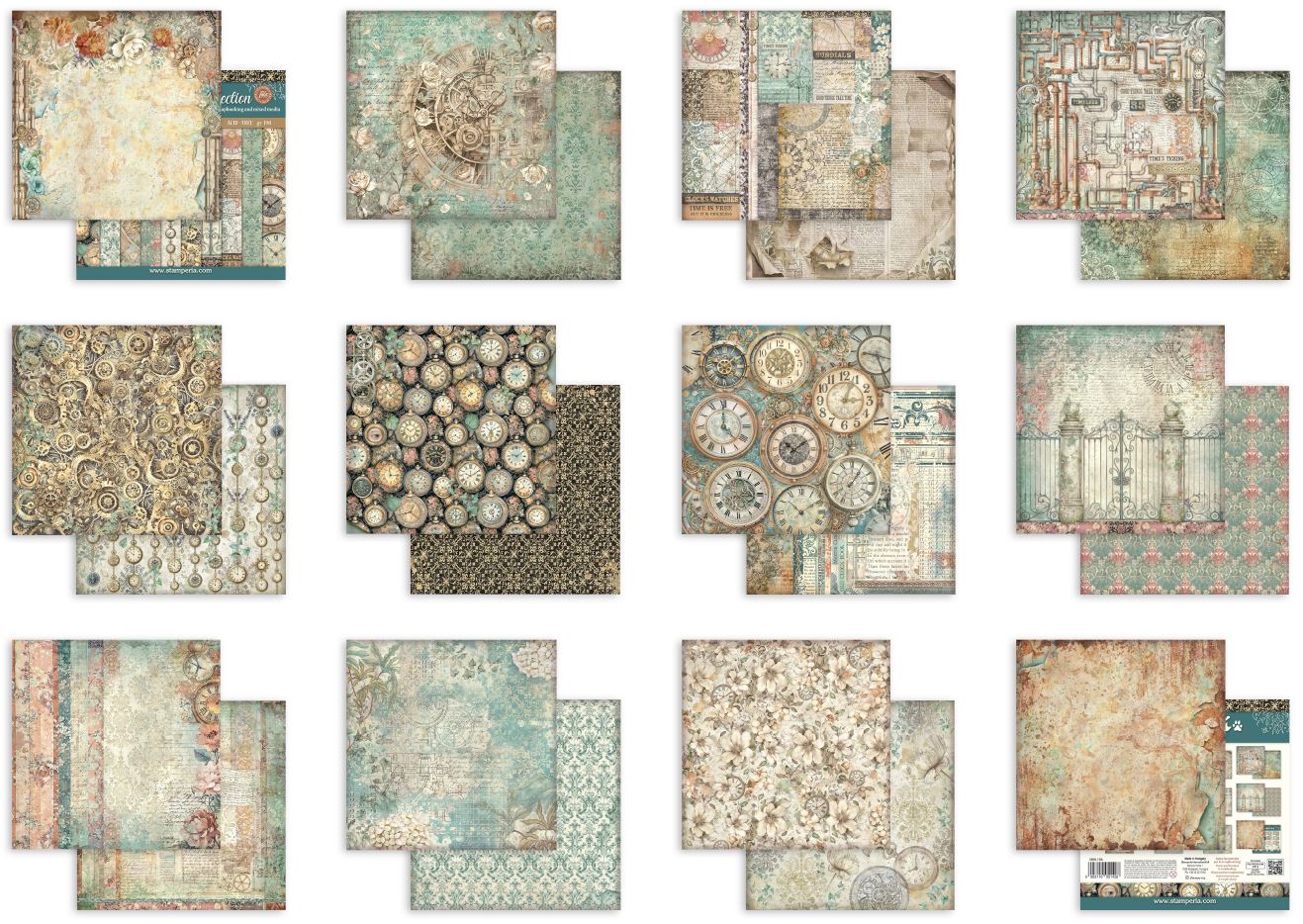 Stamperia Gardens of Time 8