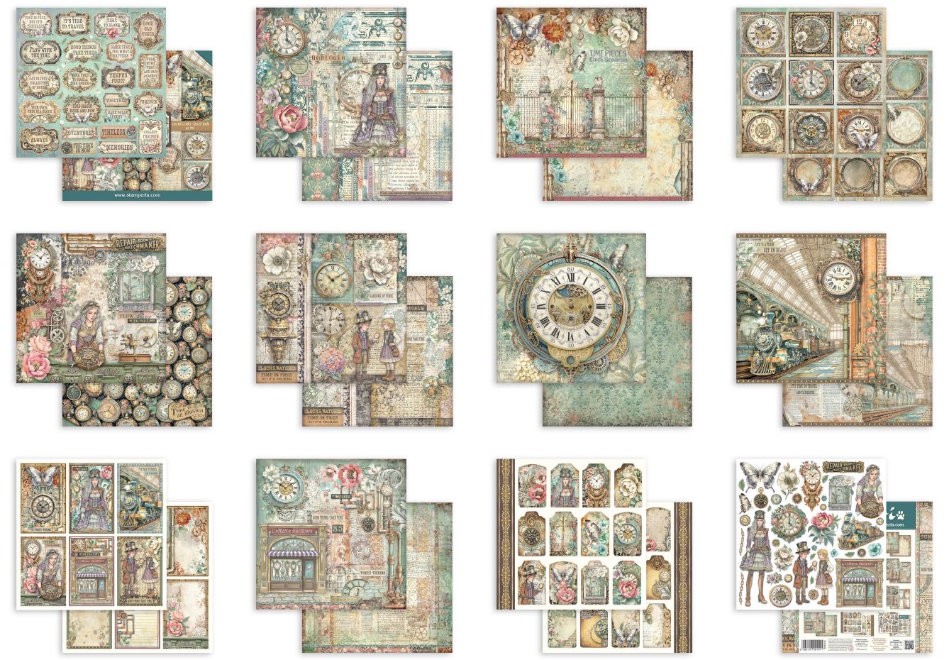 Stamperia Gardens of Time 12