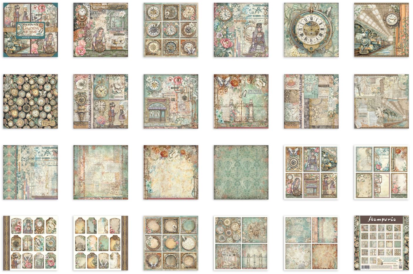 Stamperia Gardens of Time 8