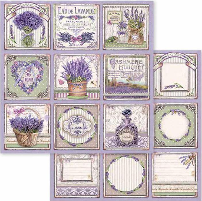 Stamperia Double-Sided Paper - Provence Cards (SBB593)