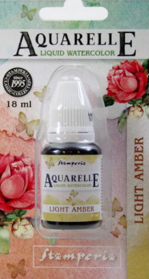 Stamperia Aquarelle Watercolour - LIGHT AMBER (1)