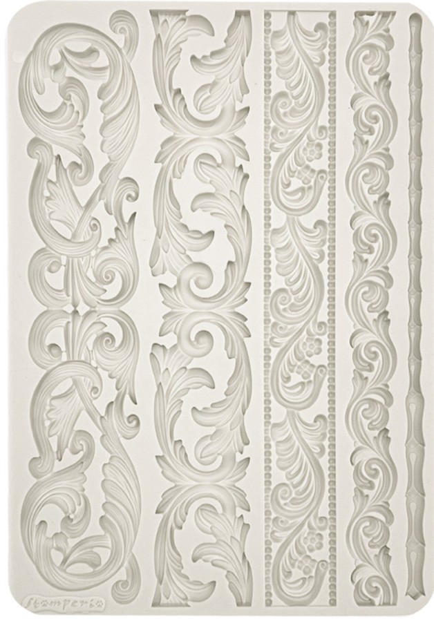 Stamperia Art Stories A4 Big Silicon Mould Stripes (KACMA401)