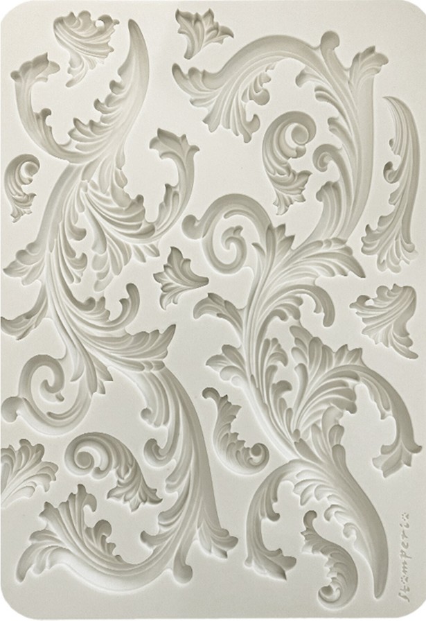 Stamperia Art Stories A4 Big Silicon Mould Swirls (KACMA403)