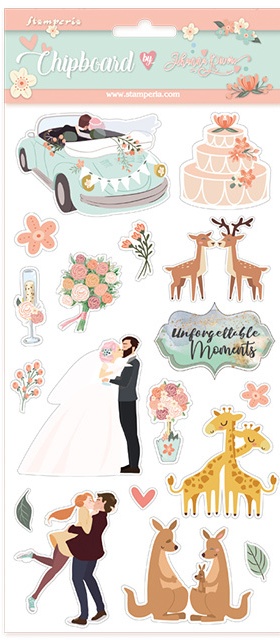 Stamperia Chipboard - WEDDING SUBJECTS (DFLCB13)