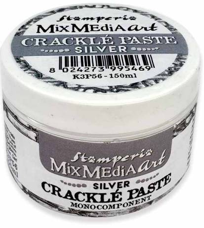 Stamperia Crackle Paste 150 ml Silver (K3P56)