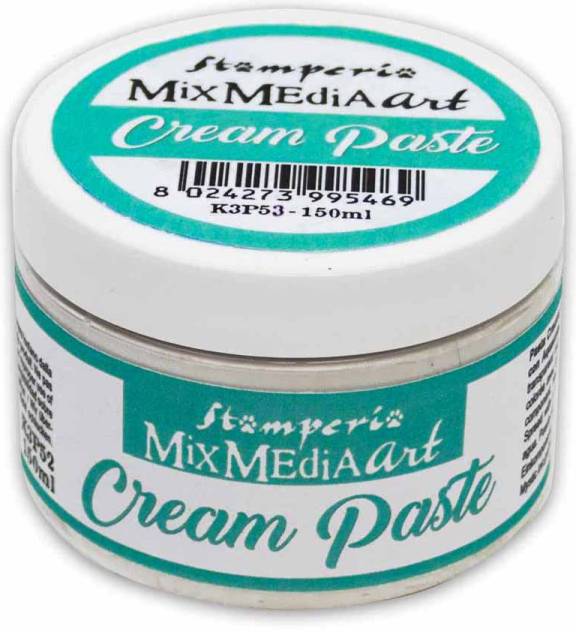 Stamperia Mixed Media Cream Paste White (K3P53)