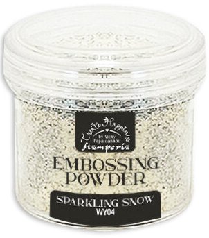 Create Happiness Embossing Powder SPARKLING SNOW