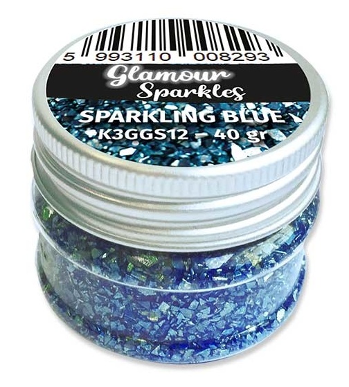 Stamperia Glamour Sparkles - Sparkling Blue (40gr) (K3GGS12)