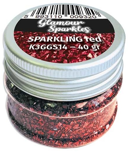 Stamperia Glamour Sparkles - Sparkling Red (40gr) (K3GGS14)