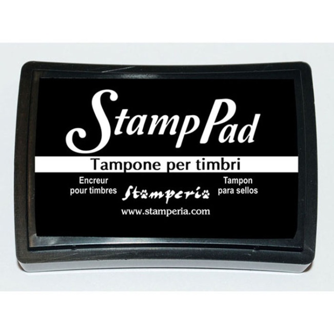 Stamperia Pigment Ink Pad Black (WKP06G)