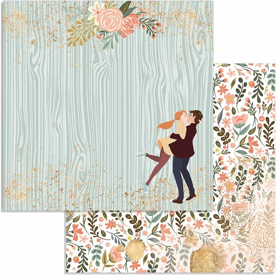 Stamperia Double-Sided Paper - LOVE STORY LOVERS (SBB726)
