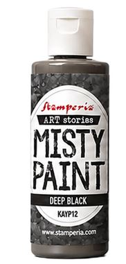 Stamperia Art Stories Misty Paint - DEEP BLACK 60ml (KAYP12)