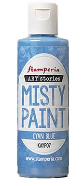 Stamperia Art Stories Misty Paint - CYAN BLUE 60ml (KAYP07)