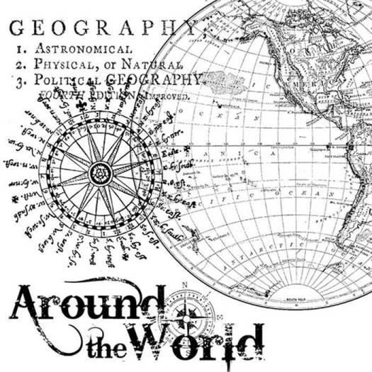Stamperia Natural Rubber Stamps - Geography (WTKCC13)