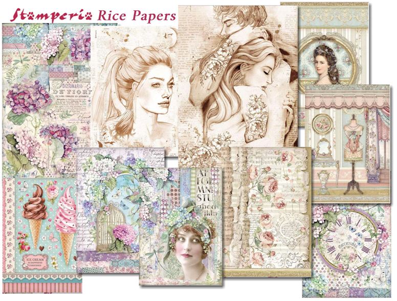 Stamperia Rice Papers July20