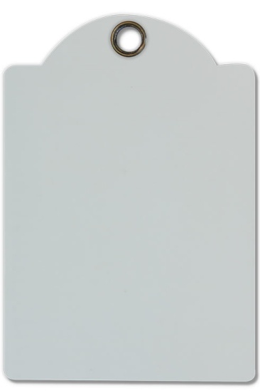 Stamperia Tags White 10x14.5cm (4pcs) (KC87W)