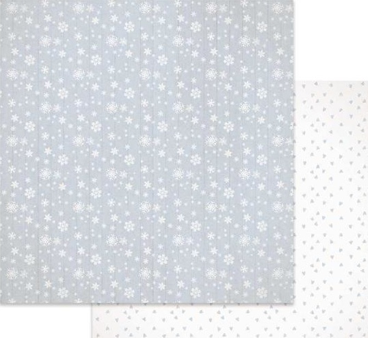 Stamperia Double-Sided Paper - TEXTURE SNOW FLAKES (SBBL619)