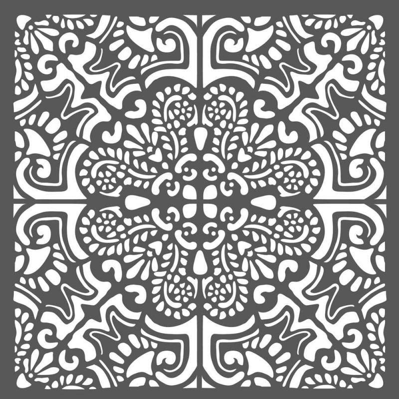 Stamperia Thick Stencil - Azulejos Tiles #2*(KSTDLQ26)