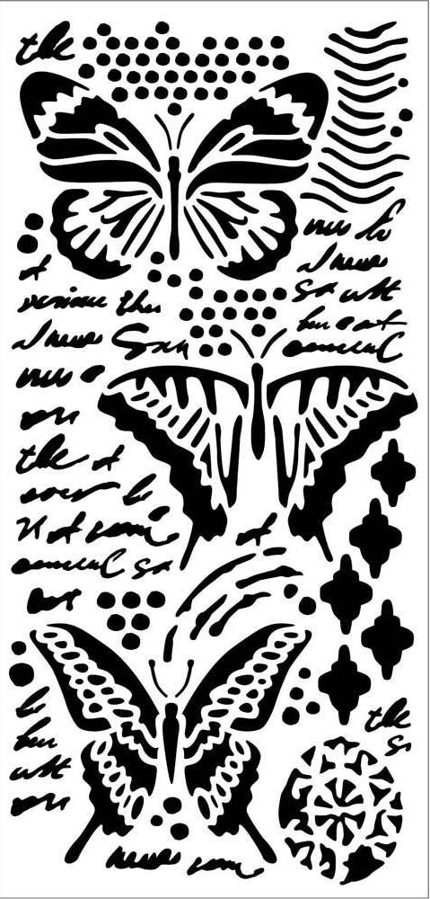 Stamperia Thick Stencil - Butterflies (DL09)