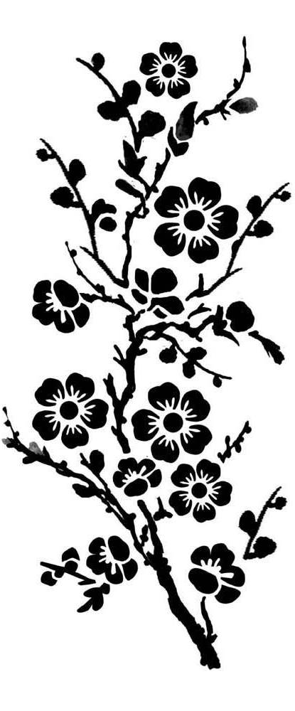 Stamperia Thick Stencil - Flowers (DL08)