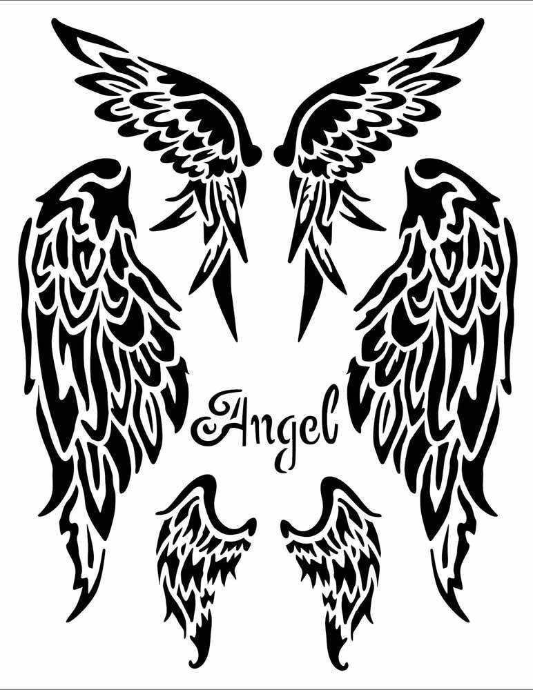 Stamperia Thick Stencil - Wings (KSTD036)