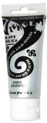 Stamperia Acrylic Paint - SILVER  (60ml)