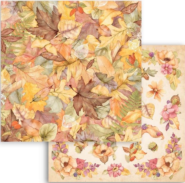 Stamperia Woodland Double-sided Paper - Leaves (SBB960)