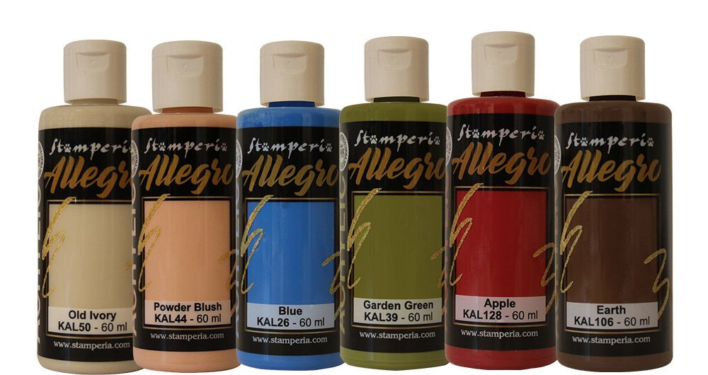 Stamperia Woodland Allegro Paint Kit (6pcs) (KALKIT42)