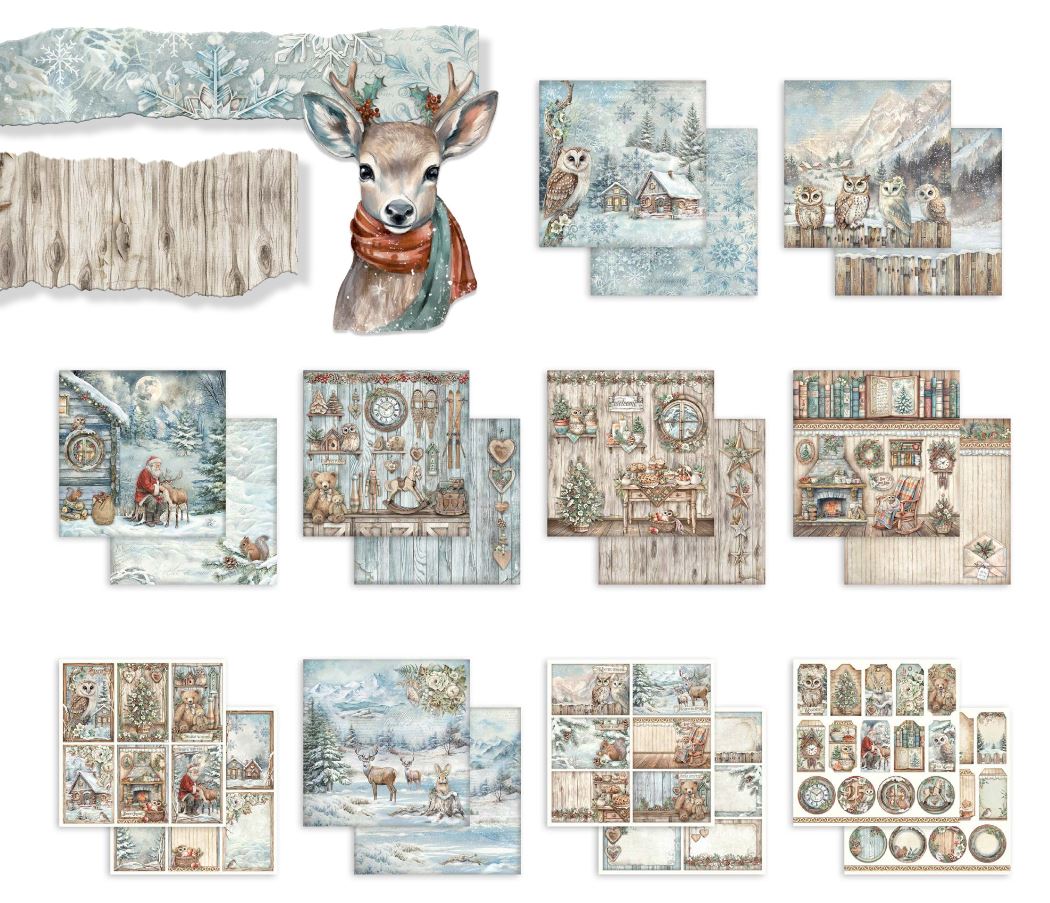 Stamperia The Owl's House 12x12 Paper Pack