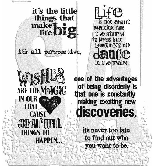 thumbnail image 2 of Stampers Anonymous Cling Mount Stamps - Tim Holtz Newsprint & Type Design For Crafting Projects 2 of 9