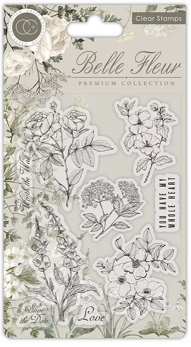 Craft Consortium Belle Fleur Stamp Set
