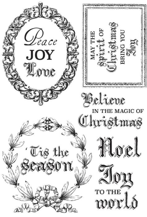 Kaisercraft Letters to Santa CLEAR STAMPS