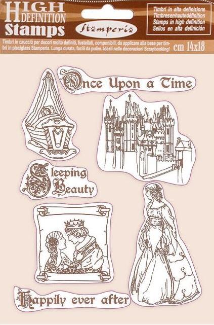 Stamperia Stamps -  Sleeping Beauty Once Upon a Time WTKCC201 
