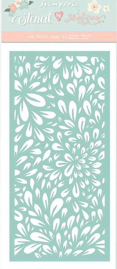 Stamperia Christmas Rose Stencils FLOWERS KSTDL49