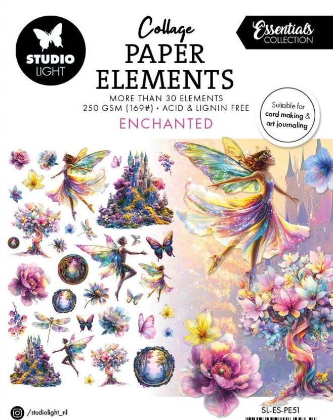 Studio Light Enchanted Collage Paper Elements (SL-ES-PE51)