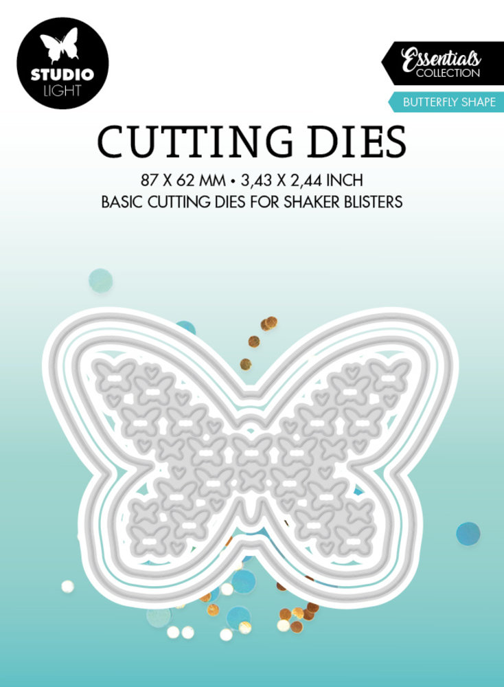 Studio Light Butterfly Shape Essentials Cutting Dies (CD492)
