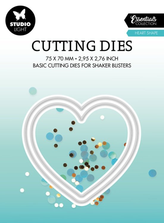 Studio Light Essentials Cutting Dies Heart Shape (CD450)