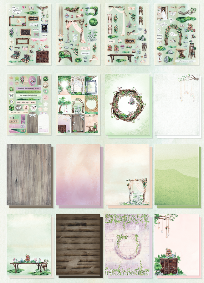 Studio Light DIY Blocks - Romantic Forest