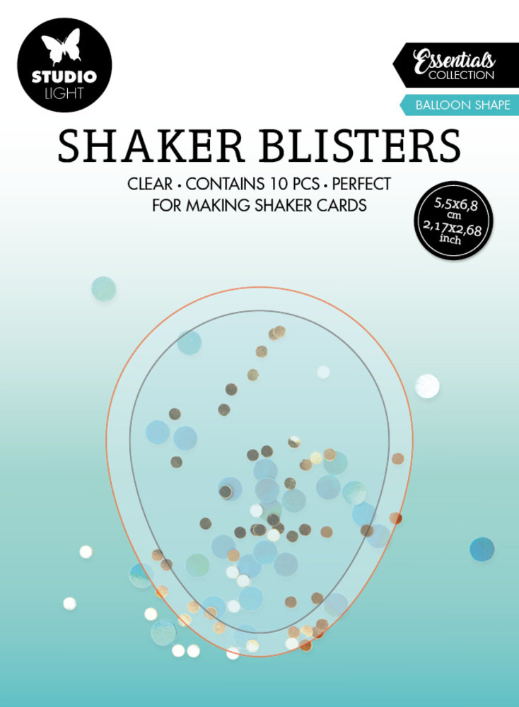 Studio Light Shaker Blister Balloon Shape (10pcs) (BLIS12)
