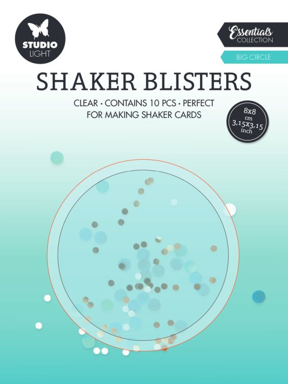 Studio Light Shaker Blister Pack - Big Circle (10pcs)(BLIS08)