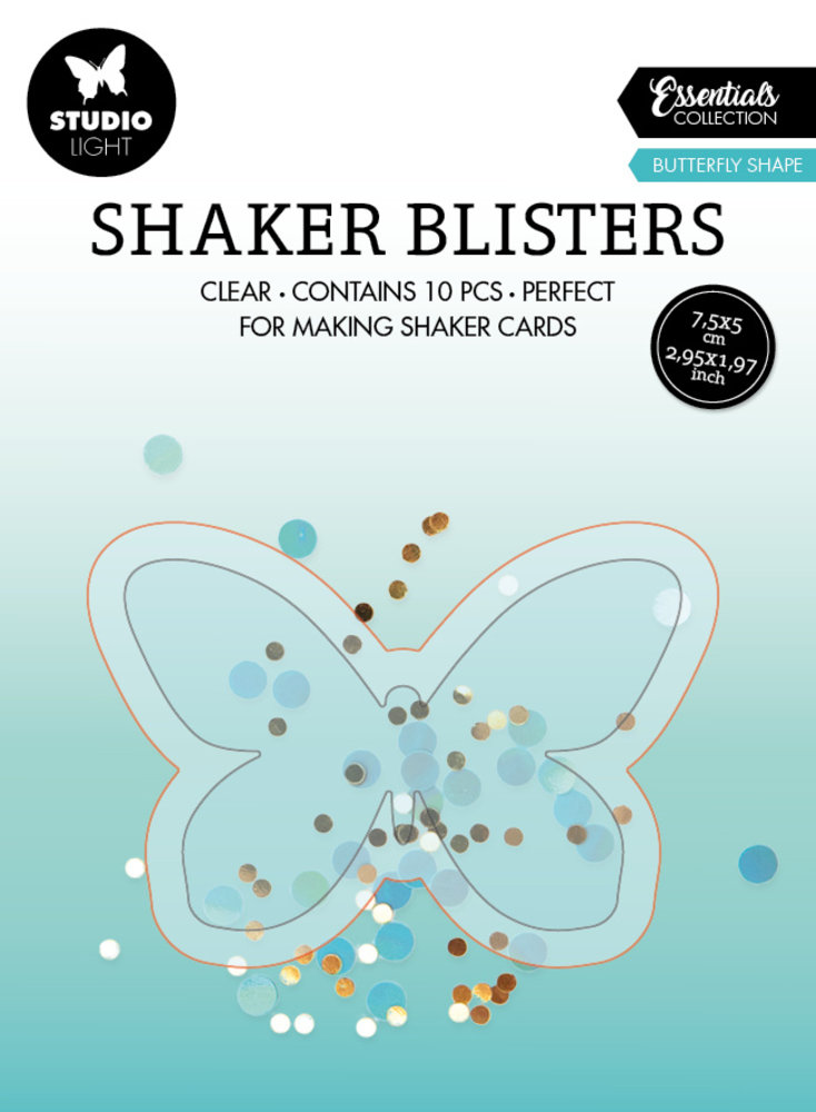 Studio Light Shaker Blister Butterfly Shape (10pcs) (BLIS09)